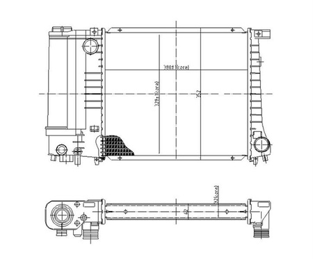 Mocowanie reflektora strona lewa