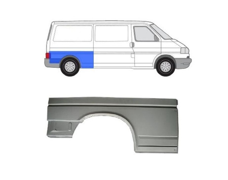 Błotnik tył strona prawa