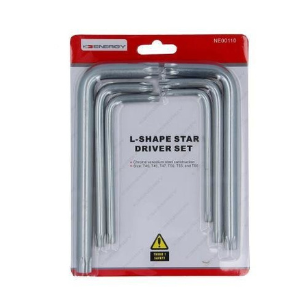 Klucze T-Star L - Zestaw 6 Elementów