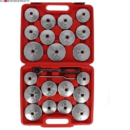 Ściągacze Nasadki Filtrów Oleju 23 Elem.