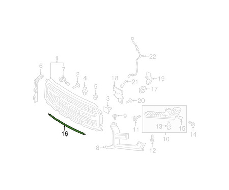 Listwa zderzaka RAPTOR