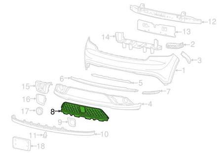 Grill zderzaka