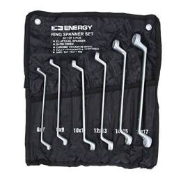 Zestaw Kluczy Odgiętych-Oczkowych 6El. (6X7 …16X17