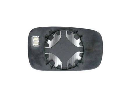 Szkło lusterka z mocowaniem strona lewa