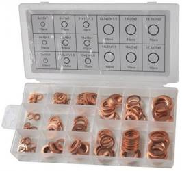 Zestaw Podkładek Miedzianych 150 Elem.