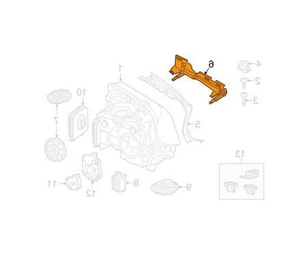 Mocowanie reflektora