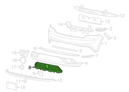 Grill zderzaka
