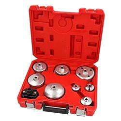 Zestaw Nasadek Aluminiowych Filtrów Oleju 9-El.