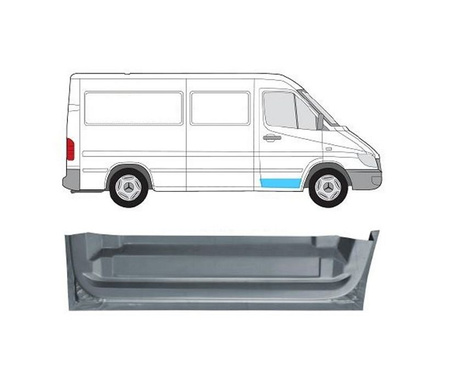 Część dolna drzwi strona prawa