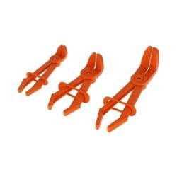Zestaw 3 Plastikowych Klamer Zaciskowych 90St.